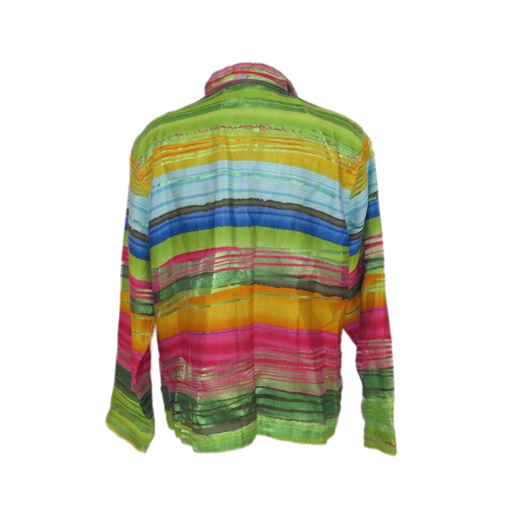 Coldwater Creek Large Brightly Colored Jacket - Picture 2 of 5